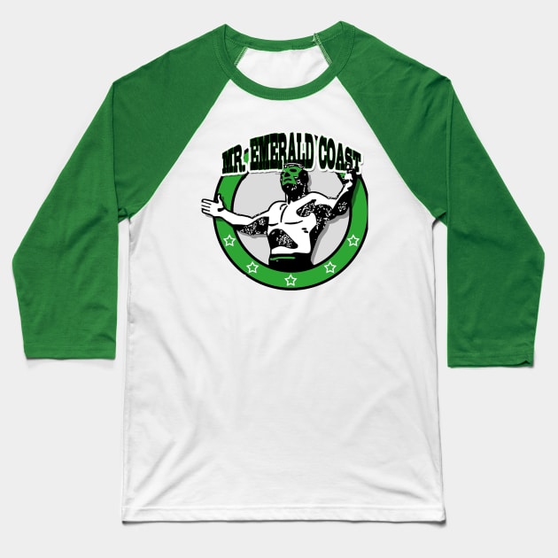 Masked Mr. Emerald Coast Baseball T-Shirt by Mr. Emerald Coast 